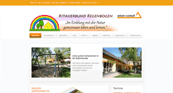 Desktop Screenshot of kitaverbund-regenbogen.de